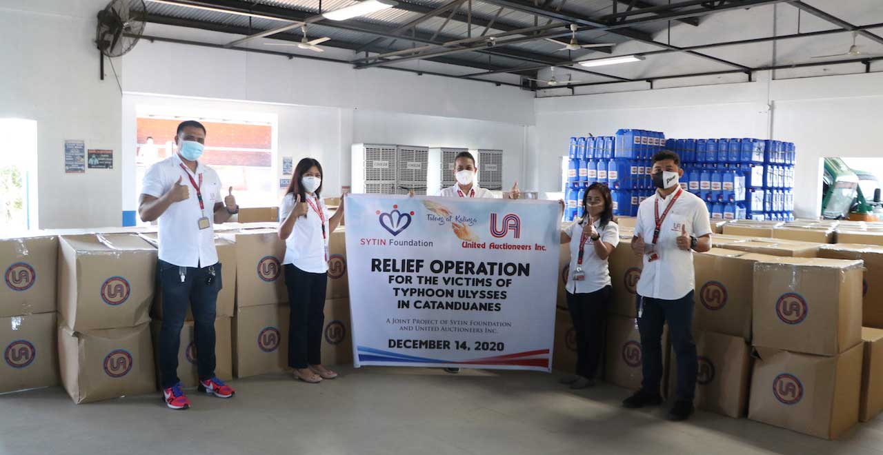 RELIEF OPERATION FOR THE VICTIMS OF TYPHOON ULYSSES